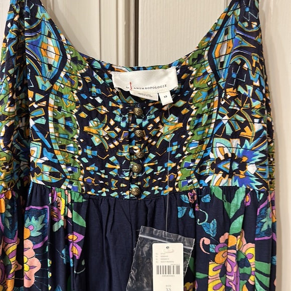 NWT XS Anthropologie Bohemian Jumpsuit - Picture 5 of 6